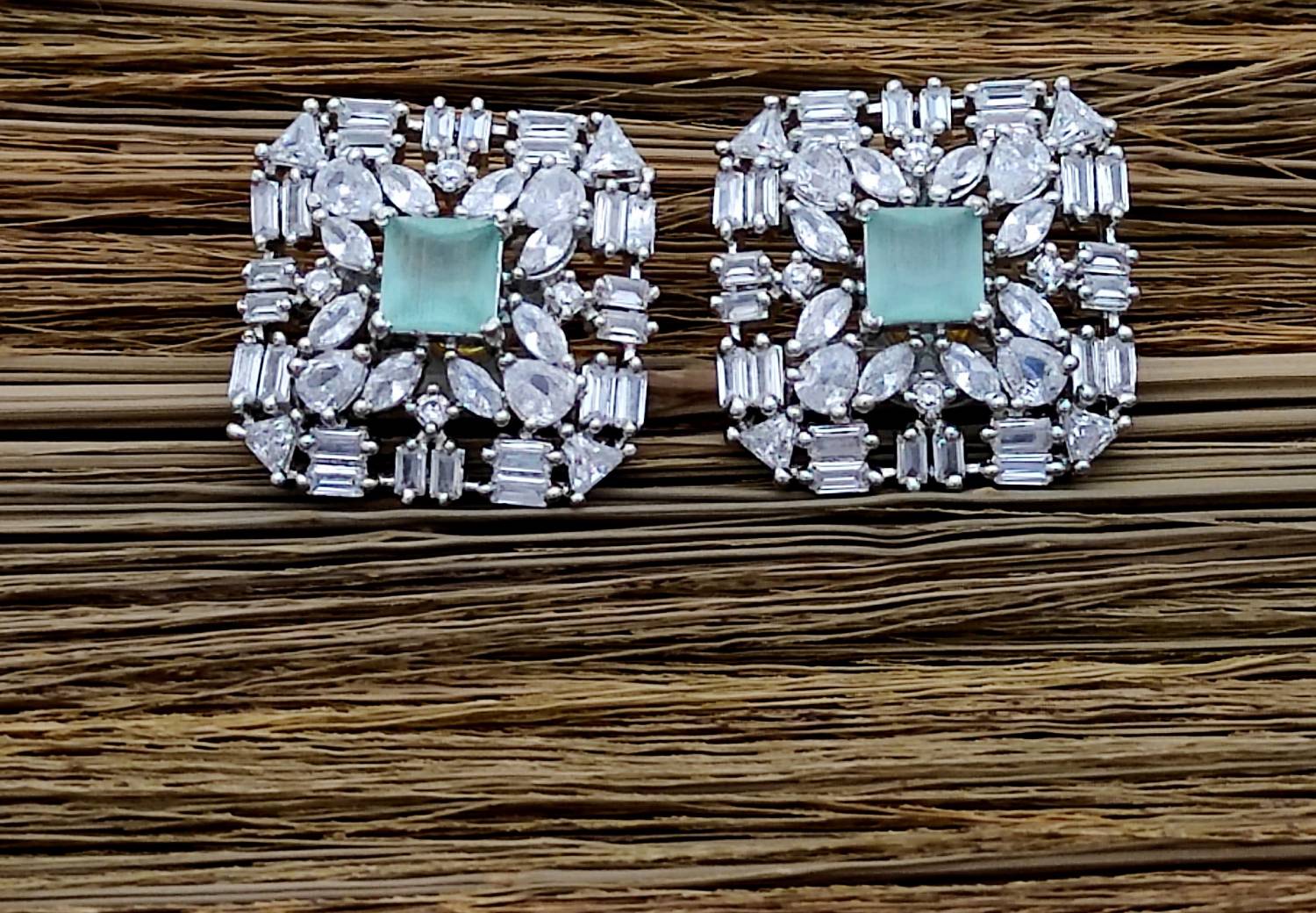 Dangle Silver Ladies American Diamond Earrings at Rs 690/pair in Hyderabad